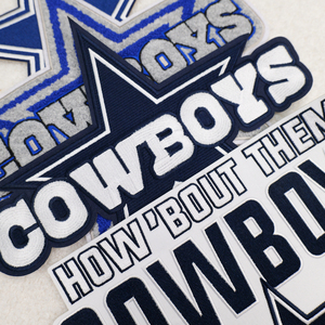 Custom Cowboys Chiefs Game Day Eagles Chenille Parches Iron-On Ropa Lentejuelas Bordado Parches Iron On Detroit Lions Patch - Product Image 2