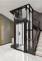 Lift Rumah Villa, Lift Penumpang Hunian, Lift Rumah Tangga Kecil untuk Rumah Pribadi 2-5 Lantai, Termasuk Pemasangan