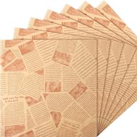 Papier sulfurisé pour four, papier absorbant pour vaisselle, papier d'emballage pour snacks, sandwichs et hamburgers, papier alimentaire jetable résistant à l'huile