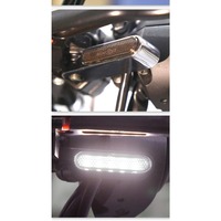 Lampu Sein Motor Skuter CXMOTO Berstandar E, Lampu LED Amber, Lampu Sein Sequential, Lampu Siang Hari