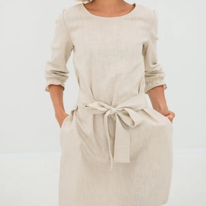 ชุดเดรสยาวหรูหราสำหรับงานปาร์ตี้ ระบายอากาศได้ดี เป็นมิตรต่อสิ่งแวดล้อม ตกแต่งด้วยลูกไม้และสายคาด ป้องกันไฟฟ้าสถิตย์ และซักทำความสะอาดได้ - Product Image 1