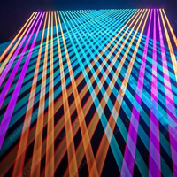 KnightProfessional Stage 5 Beam Color Dmx Mini Laser Barre Laser Pleine Couleur Rgb Animation Dj Lights pour Scène Disco Light