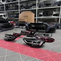 Kits de Parachoques Delanteros Estilo S8 para Automóviles A8 2018-2022, con Faros Traseros y Delanteros, Kits de Carrocería para Audi A8 S8 D5 2018-2022