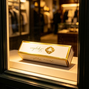 Scatole Personalizzate Bianche e Oro per Rossetti, Confezioni Cosmetiche di Lusso con Chiusura a Coperchio per Rossetti - Product Image 6