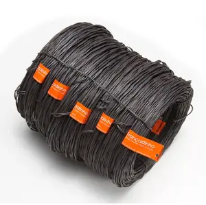 Çin doğrudan siyah tavlanmış demir tel siyah çelik tel büküm tel