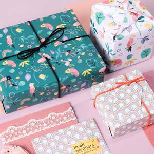 New <b>Paper</b> <b>Packing</b> 50*70 cm Animal Gift Wrapping <b>Paper</b> 6 Pieces Forest Wrapping 6 PCS <b>Paper</b> Sheet - Product Image 2
