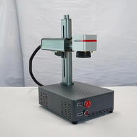 Máquina de Marcado Láser de Fibra de 20W, Grabador Galvo de Escritorio para Regalos Personalizados, Trofeos, Placas de Identificación, Tarjetas, Joyería Metálica, Fabricación de Anillos
