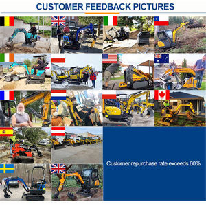 حفارات زحافة مزرعة بمحرك Kubota 1 طن <span class=keywords><strong>2</strong></span> طن ، آلة حفارات صغيرة للشحن المجاني - Product Image 5