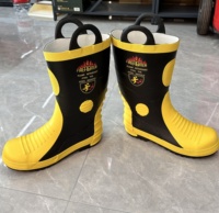 Chaussures de sécurité en acier CE ISO EN15090 en gros, bottes de pompier, chaussures de sécurité SBP pour combinaisons de pompier