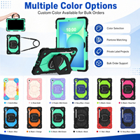 Étui antichoc avec support rotatif à 360° et porte-stylo pour Samsung Tab S10 Lite S10 FE S9 FE S9 10.9 11 – Protection intégrale OEM ODM