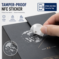 Etiqueta NFC a Prueba de Manipulaciones Directa de Fábrica para Vino y Licores, Etiqueta de Seguridad NTAG 424 DNA, Verificación Antifalsificación Personalizada