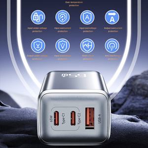 Nouvelle tendance Chargeur rapide portable GaN 65W Adaptateur de téléphone portable de haute qualité pour smartphone - Product Image 5