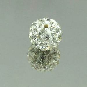 Cuentas de Arcilla Polimérica con Diamantes de Imitación, Tipo Shambhala, de 10 mm, con Doble Orificio, para la Elaboración de Joyería, 2025 - Product Image 4