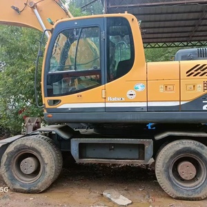 รถขุดไฮดรอลิกแบบล้อ HYUNDAI R210W-9 มือสอง ขนาด 21 ตัน เครื่องจักรก่อสร้าง - Product Image 3