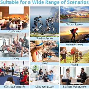 SENBONO V03 Lunettes Intelligentes <span class=keywords><strong>Cam</strong></span>éra 4K Wi-Fi pour Photos et Vidéos Batterie 220mAh Bluetooth pour Appels et Musique Lunettes Intelligentes avec IA - Product Image 6