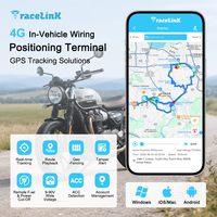 Traceur GPS étanche 4G LTE GSM pour voiture et moto avec suivi en temps réel, détection ACC, géolocalisation et application Android/iOS
