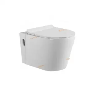 Popular Western Wall Mounted Easy Clean Space Saving Wall Mounted Tank Wall Mounted Toilet Bathroom Portable Wall Mounted Toilet