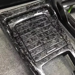 Pour Mercedes Benz Classe <span class=keywords><strong>CLA</strong></span> W177 C118, cadre de ventilation central forgé pour climatiseur, en fibre de carbone - Product Image 6