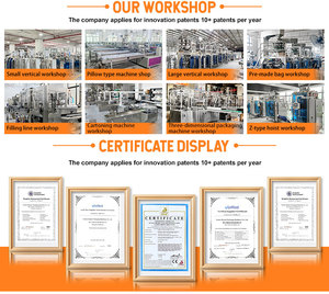 Mesin pembungkus aliran bantal makanan otomatis penuh cocok untuk irisan keju stik udang - Product Image 6