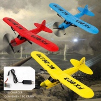 Avión RC AiJH FX803, Juguete para Exteriores, Avión a Control Remoto de 2.4 GHz con Envergadura de Alas Ajustable, Planeador RC de Espuma EPP