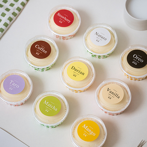 กล่องพลาสติก PP ทรงกลมแบบหนาแบบใช้แล้วทิ้งสำหรับใส่เค้กถ้วยเค้กเดี่ยวแบบใส - Product Image 5