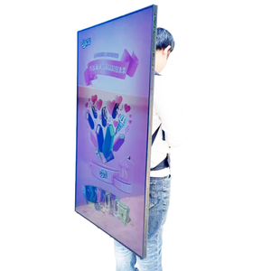 Factory 4K HD Portable Digital Advertising Monitor Backpack Light Box Long-Working <b>Battery</b> for Outdoor Walking PC Stock HD <b>Squar</b> - Product Image 6
