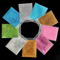 Ensemble de paillettes et de perles pour ongles en 9 couleurs pour la décoration des ongles en DIY, paquets individuels de 5 g pour la manucure 3D et les designs de fête