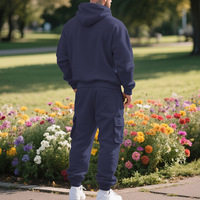 PASUXI Survêtements Hommes de Haute Qualité avec Logo Personnalisé, Ensemble de Sport Jogging Complet avec Pantalon de Survêtement et Sweat à Capuche