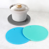 Tapis en nid d'abeille en silicone résistant à la chaleur, antidérapants, pour comptoir de cuisine, table, lave-vaisselle