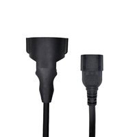Câble de conversion de châssis C14 vers ue C14 mâle vers prise Schuko Eu prise ca câble de cordon d'alimentation PDU UPS