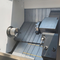 Tour CNC TCK56Y à usage moyen, haute précision, haute efficacité, horizontal, pour découpe de métaux, alimentation automatique, lit incliné, broche simple, 2 axes