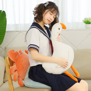 Almohada de Peluche de León de Anime, Adorable Almohada de Peluche de Cangrejo y <span class=keywords><strong>Ballena</strong></span>, Almohada de Peluche <span class=keywords><strong>Kawaii</strong></span> para Decoración de Habitaciones, Regalos - Product Image 3