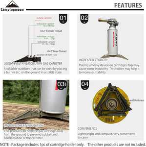 Support de Cuisson Pliable pour Réchaud à <span class=keywords><strong>Gaz</strong></span>, Trépied pour Bouteille de <span class=keywords><strong>Gaz</strong></span>, Support pour Brûleurs de Camping, Barbecue - Product Image 4