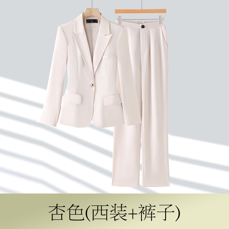 apricot suit pants