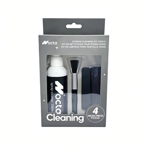 Kit de nettoyage d'écran anti-poussière avec brosse et chiffon en microfibre <span class=keywords><strong>pour</strong></span> appareils électroniques - Product Image 1