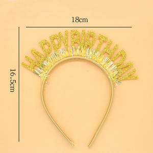 Serre-têtes <span class=keywords><strong>Joyeux</strong></span> <span class=keywords><strong>Anniversaire</strong></span>, Bandeaux, Pinces à Cheveux, Décorations d'<span class=keywords><strong>Anniversaire</strong></span>, Couronnes, Accessoires, Fournitures pour Fêtes d'<span class=keywords><strong>Anniversaire</strong></span> - Product Image 6