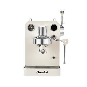 Cafetera 3 en 1 para Oficina, Color Blanco Marfil, Carcasa de Acero Inoxidable, Máquina para Hacer Capuchino para el Hogar, Bomba de 15 Bares de Presión - Product Image 2
