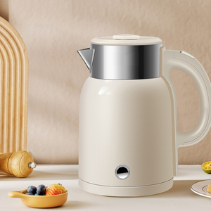 OEM Portable Double Wall Electric <b>Kettle</b> 1.8L Automatic Shut-off Cordless Stainless Steel Home Hotel Use Hot Water Ready - Product Image 3