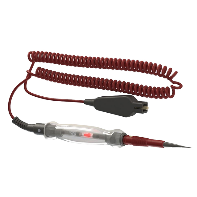 Yuhua 3-120V DC Digital Circuit Tester Long Probe Pen with Bulb Durable ABS Diagnostic Tool for Car/Truck Compatible with Topdon