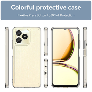 Điện Thoại Di Động Trường Hợp Trong Suốt Đối Với Oppo Realme Narzo N53 C53 Bì<span class=keywords><strong>a</strong></span> Kẹo TPU Mềm Trường Hợp Chống Sốc <span class=keywords><strong>3</strong></span> Màu Sắc - Product Image 3