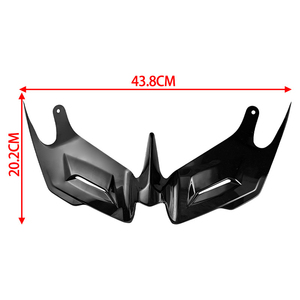 Aile fixe de carénage avant de <span class=keywords><strong>moto</strong></span> pour YZF-R3 R25 2014-2022, kit de modification de carénage avant en plastique ABS - Product Image 3