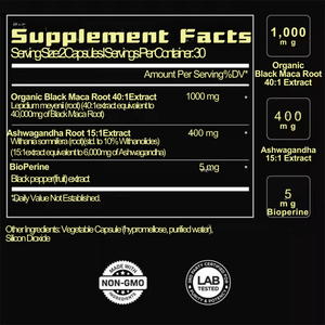 Capsule di Macagun nero OEM-un integratore di richiamo maschile con estratto di <span class=keywords><strong>Maca</strong></span> peruviano puro-sicuro sia per gli uomini che per le donne incinte - Product Image 5