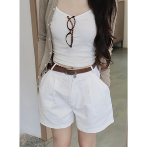 Braguitas de Mujer MISOUL de Alta Calidad, Color Sólido, Transpirables, 100% Algodón, Ecológicas, Cintura Alta, Cierre de Botones, Casuales, Compactas - Product Image 1