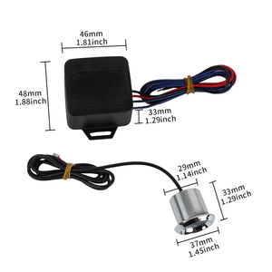 Interruptor de arranque de motor LED, rojo, 12V, Universal - Product Image 5