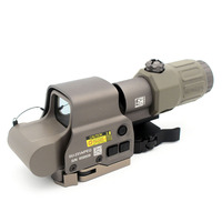 Lunette holographique de haute qualité 558 Red Dot avec grossisseur G33 3X, combo FDE d'usine, marquages Mil Spec, modèle laser