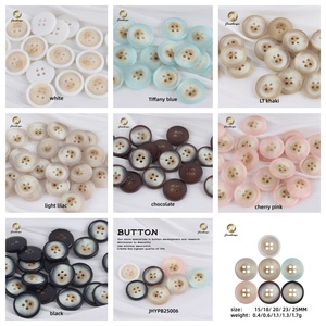 Horn Resin <strong>Button</strong> Four Holes Variety Colors Resin Plastic <strong>Button</strong> for Clothing Coat Shirt - Product Image 2