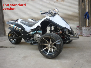 Nueva Motocicleta de Tres Ruedas Motorizada con Combustible, 150CC, Neumático Trasero Ancho, Vehículo de Carga Abierta para Playa - Product Image 6