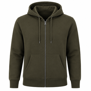 Premium Streetwear Zipper Hoodie Custom Logo Full <b>Zip</b> <b>Hooded</b> Sweatshirt Private Label Cotton Fleece Fashion Wear Manufacturer - Product Image 5