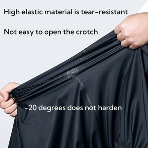 Conjunto de chaqueta impermeable de moda de PVC para <span class=keywords><strong>hombre</strong></span>, ropa de seguridad reflectante de alto brillo, bicicleta antilluvia - Product Image 4