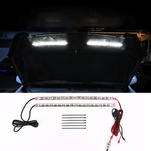 Kit di Illuminazione LED <span class=keywords><strong>2</strong></span> in 1 per Sottocofano Auto, Striscia LED Universale per Illuminazione Motore e Controllo Auto - Product Image 1